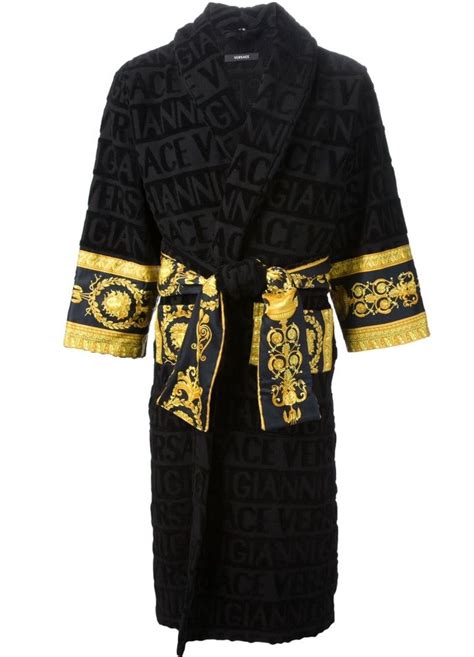 versace coats womens|Versace sleeping gown.